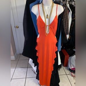 Sexy long cutout dress